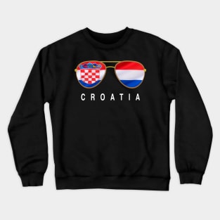 Croatia Sunglasses, Croatia Flag, Croatia gift , Croatian Crewneck Sweatshirt